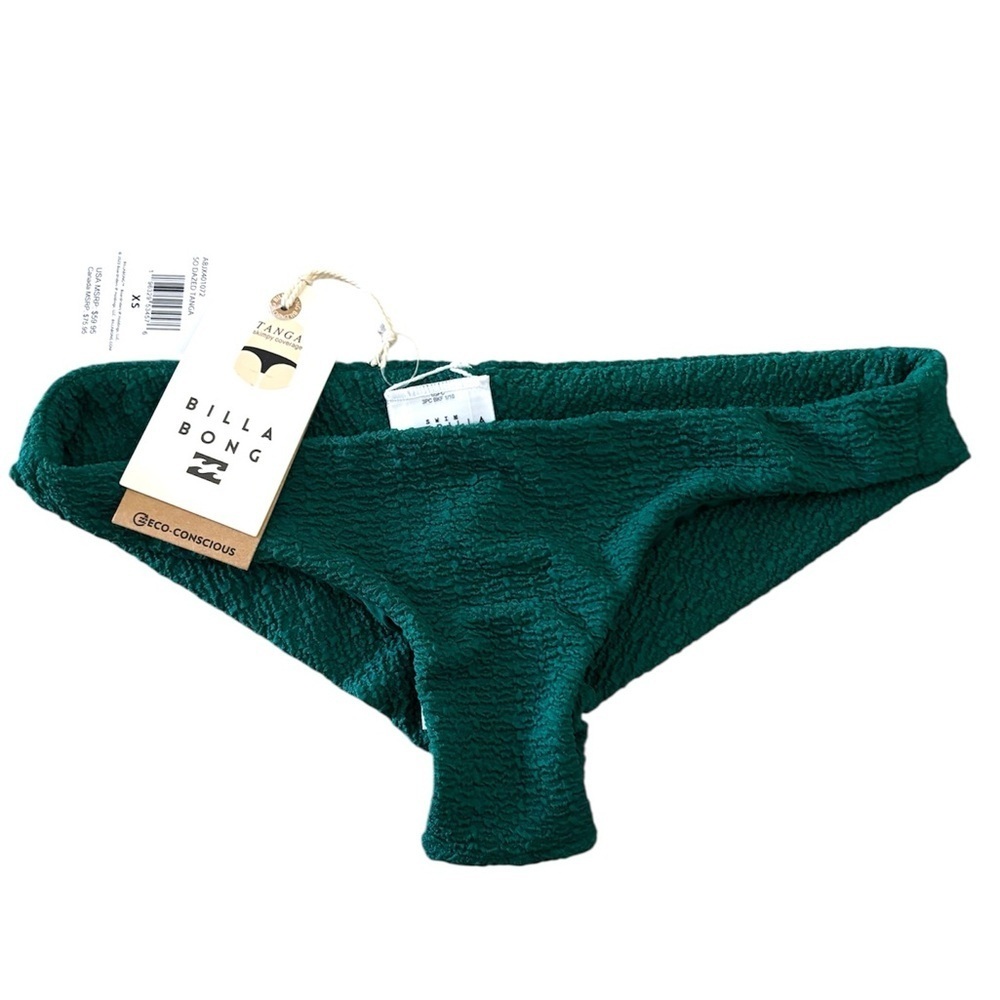 Billabong So Dazed Tanga Textured Bikini Bottom